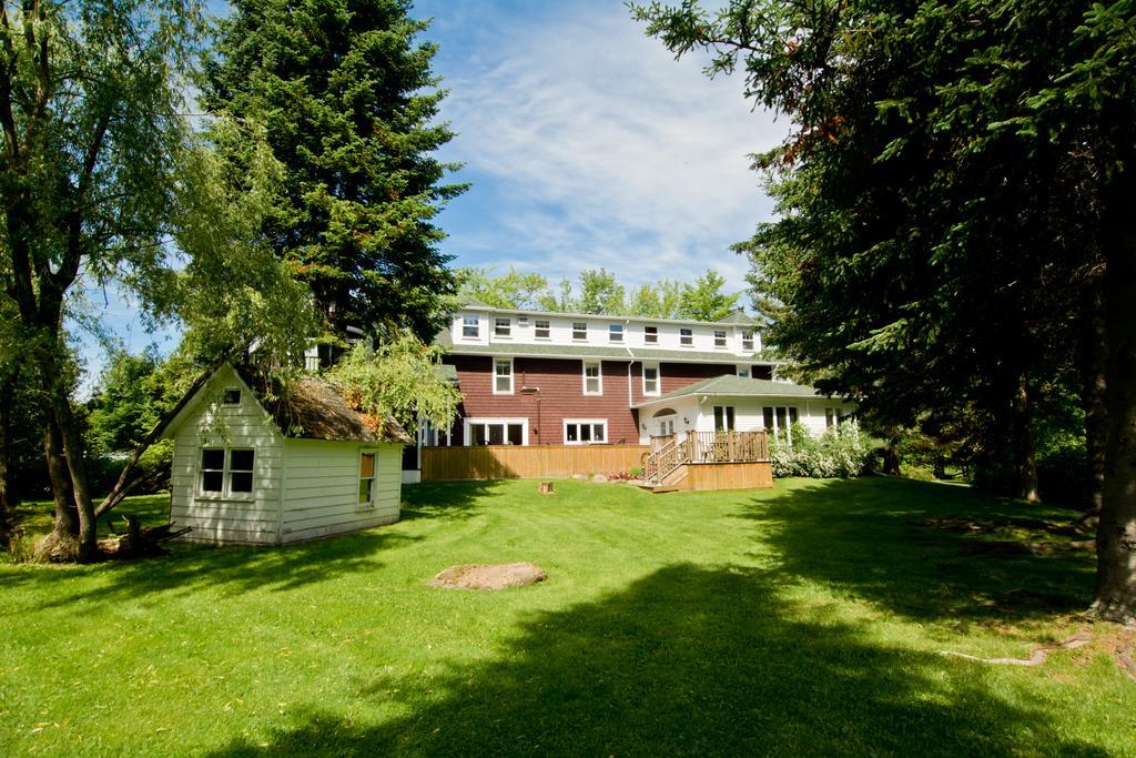 Auberge la Raveaudière North Hatley Esterno foto