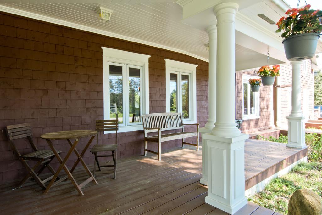 Auberge la Raveaudière North Hatley Esterno foto